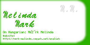melinda mark business card